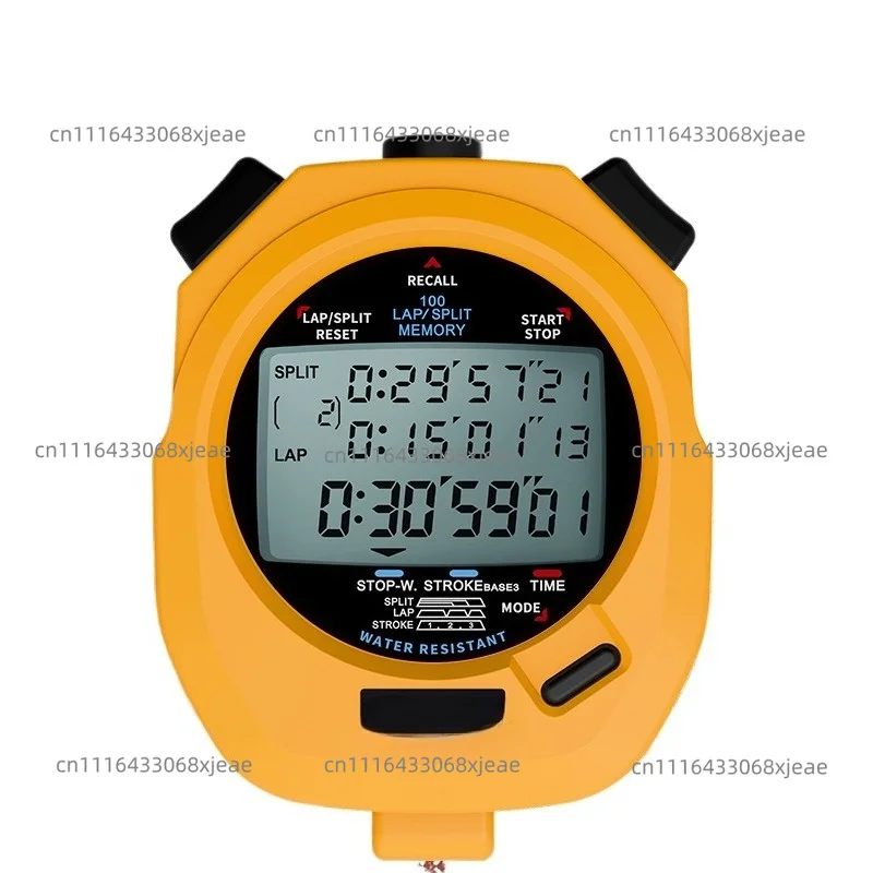 DT495B Stopwatch, 3 Rows 100 Memory, Competition Special, Waterproof, for Coaches & Referees