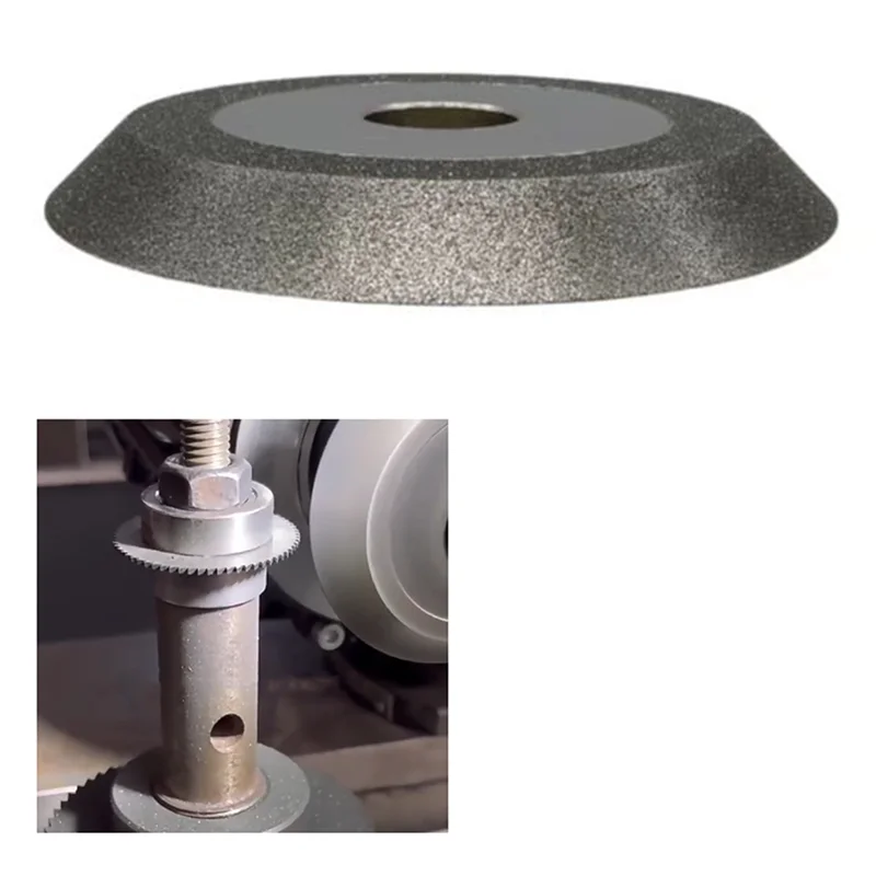 B97A-Diamond Grinding Wheel Bevel Wheel Sharpener Electroplating 100 Mm Diameter 20 Inner Hole 45 Degrees 200 Mesh