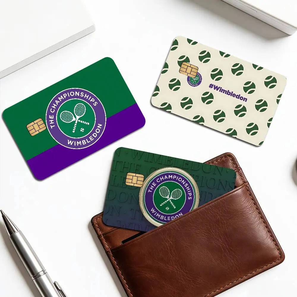 W-Wimbledon Fashion Matte Gold Silver Black Matte Film Skin Sticker Tape for Bank Credit Debit Card