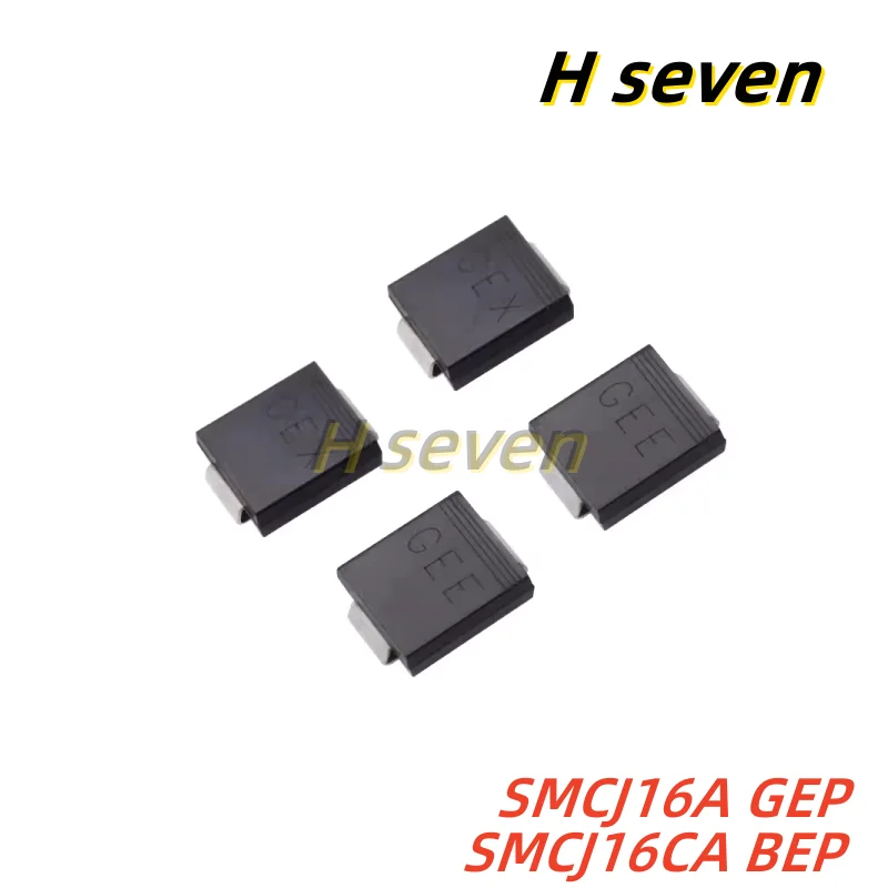 10pcs SMCJ16A GEP SMCJ16CA BEP 16V SMC Patch TVS Transient Suppression Diode