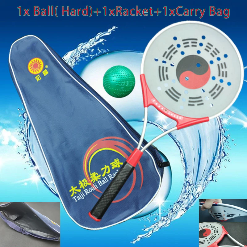 

1PC Tai Chi Soft Ball Aluminum Racket Bag Light Weight For Perform Aged Fitness GYM Play Chinese Style The Eight Diagrams Taiji