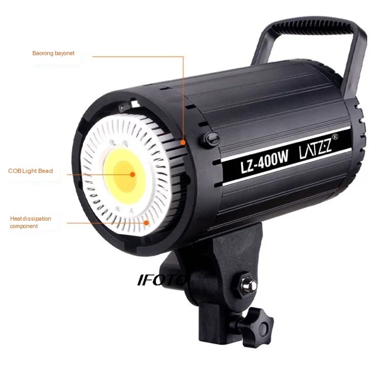 LATZZ 300w 400w Live Fill light LED Light 5600K 7.4V Professional Studio Video Light For Outdoor Shooting Live Short Video