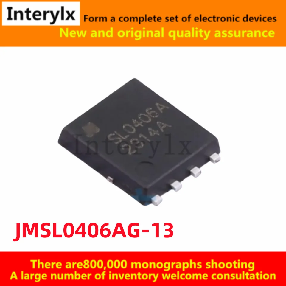 10Pcs/Lot Original Genuine JMSL0406 JMSL0406AG-13 JMSL0406AGQ-13 SL0406A 40V N-Channel Field Effect MOS DFN5*6