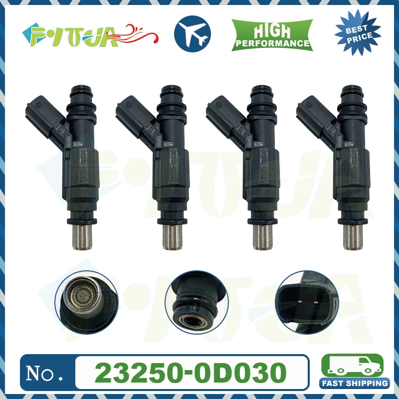 

4pcs Fuel injector Nozzle 0280156019 23250-0D030 23209-0D030 For Toyota- Avensis- Corolla- 1.4 VVTI 1.6 99-04