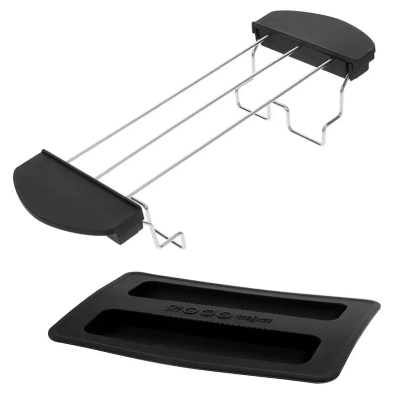 

AUAU-2 шт. силиконовые чехлы для тостера, черные, универсальные, для кухонной техники, для тостера, хлебопечки, духовки