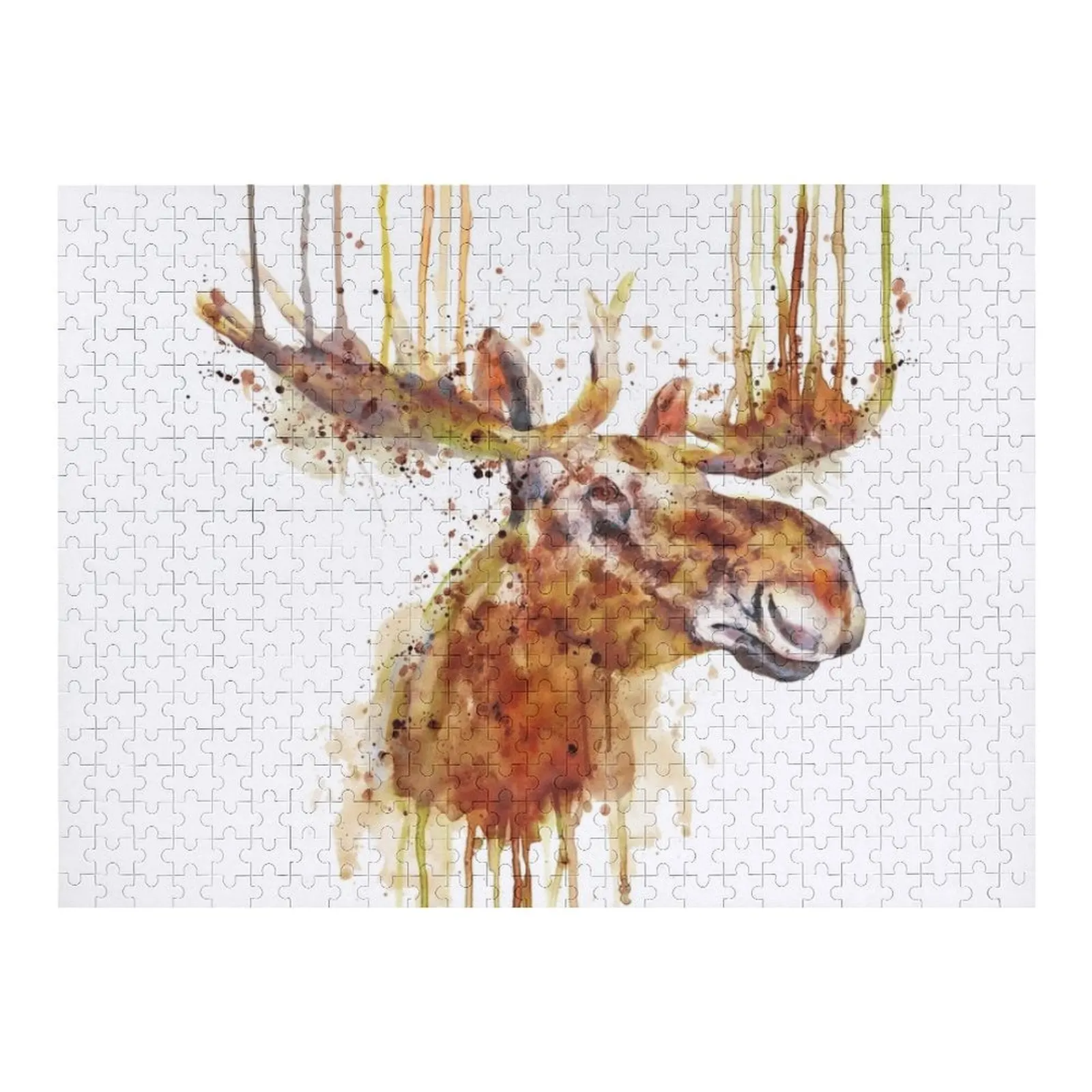 

Голова лося Пазл Персонализированная игрушка Деревянные животные на заказ с фото Персонализированный для детей Пазл