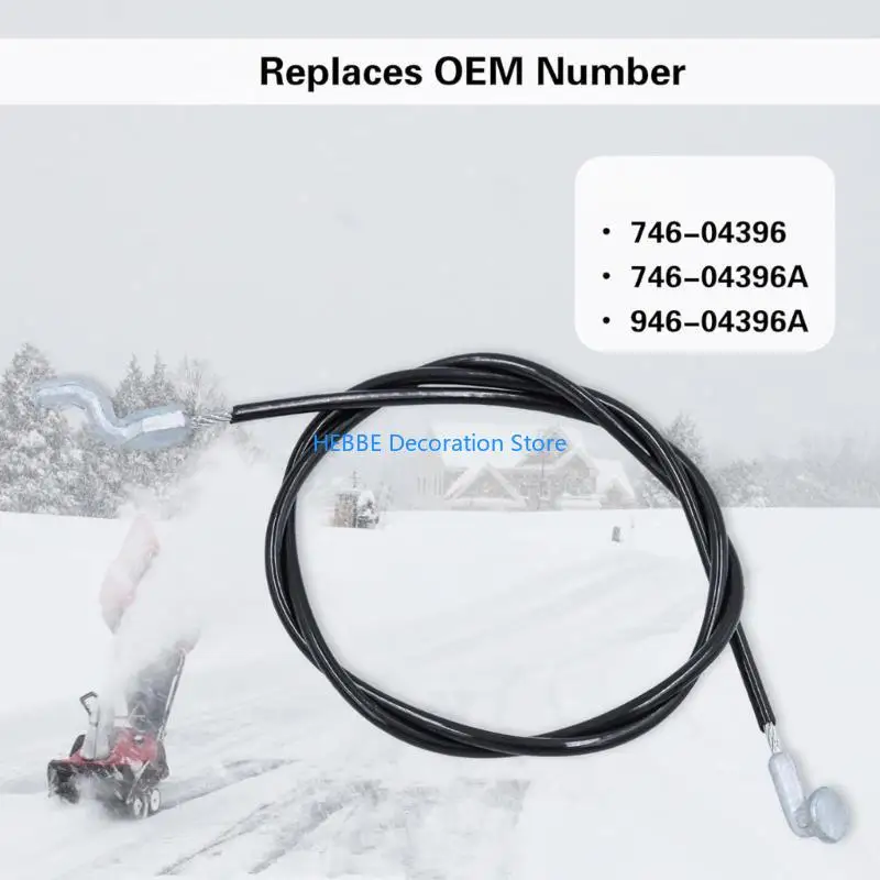 B0KC Plastic and Stainless Steel Speed Cable for Garden Machinery 21.5 Inch Length