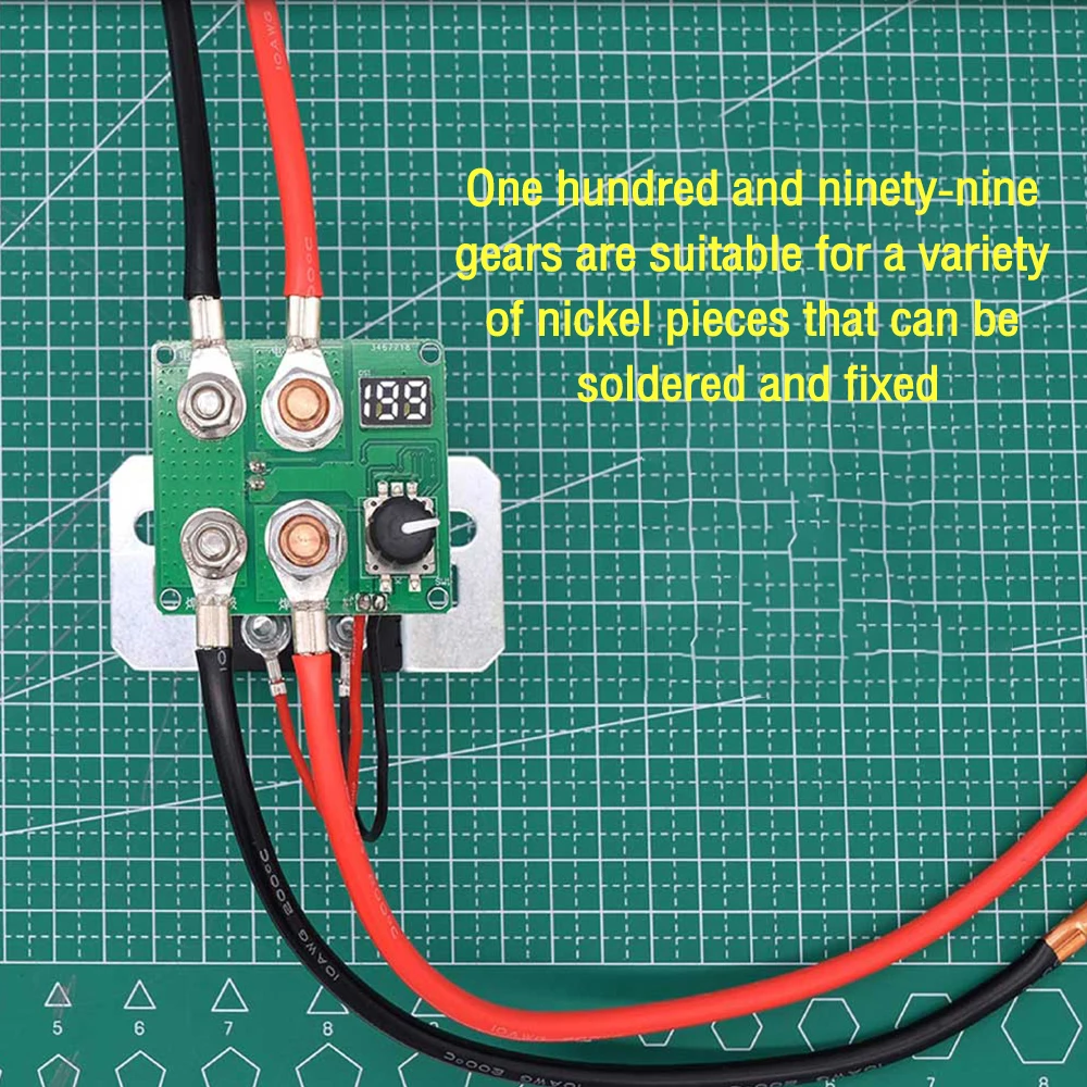 199 เกียร์ 12V Relay Spot Welder Kit เครื่องเชื่อมมือถือขนาดเล็กปรับได้ 0.2 มม. นิกเกิลแบบพกพาเครื่องเชื่อมจุด PSW100 อุปกรณ์