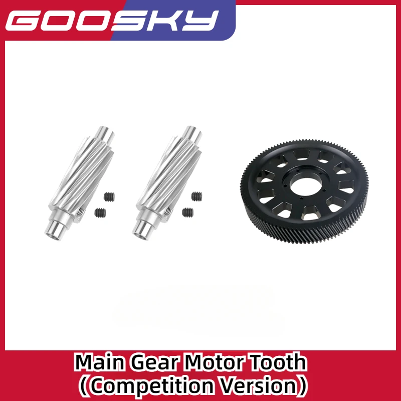 GOOSKY RS7 RC Model Aircraft Parts 3D Stunt Helicopter Main Gear Motor Tooth Competition Version GT040176