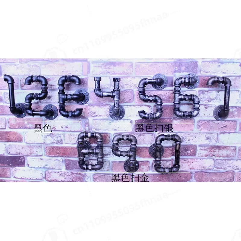 Industrial Metal Alphanumeric Wall Art 3D Iron Sign Creative Home Decor for Cafe Bar Living Room Vintage Style Wall Hanging