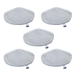 5 Pcs Polti Steam Cleaner Accessories Mop Pads,Quality Microfiber Steam Mop Cloths for Polti Kit Vaporetto PAEU0332