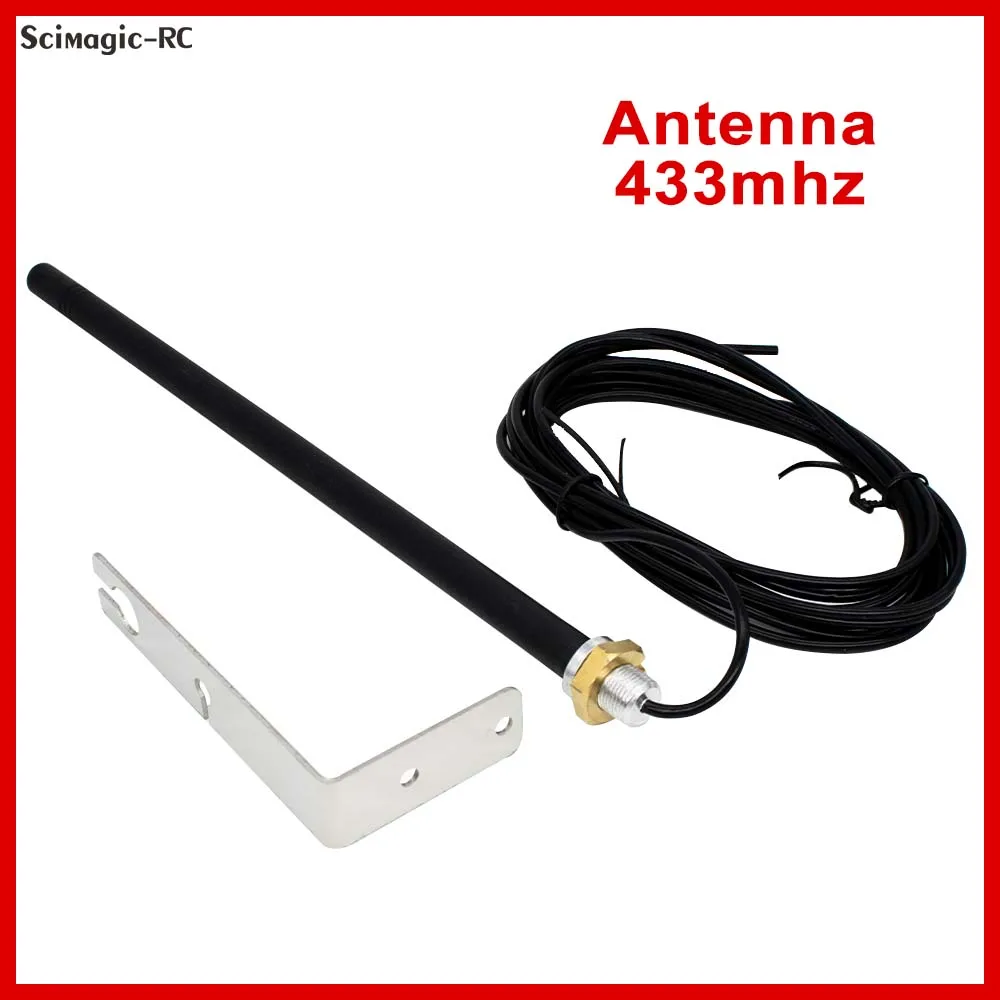 3M External RF Antenna for Gate Garage Door 433MHz 433.92 Remote Control Signal Enhancement Antenna Booster