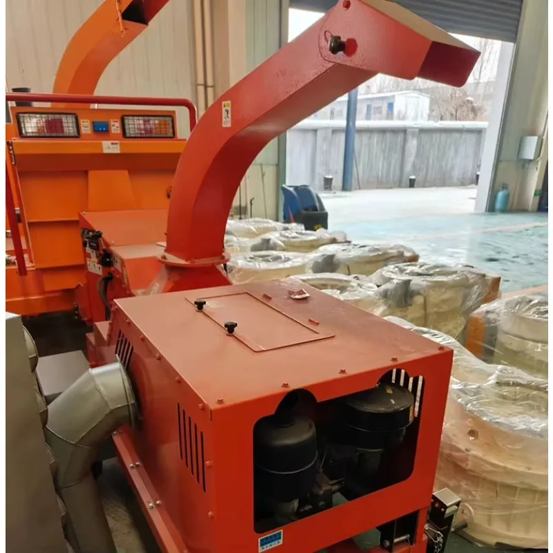 Customized Wood Recycling Chipper Firewood Processing Tree Branch Grinding Industry Shredding Machine