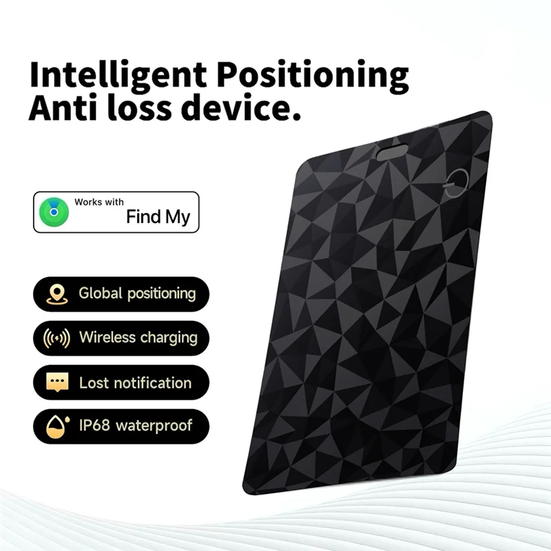 B37B-Ultra Slim Tracking Card Wallet Anti-Loss Card For  Find My Ultra Thin Tracker
