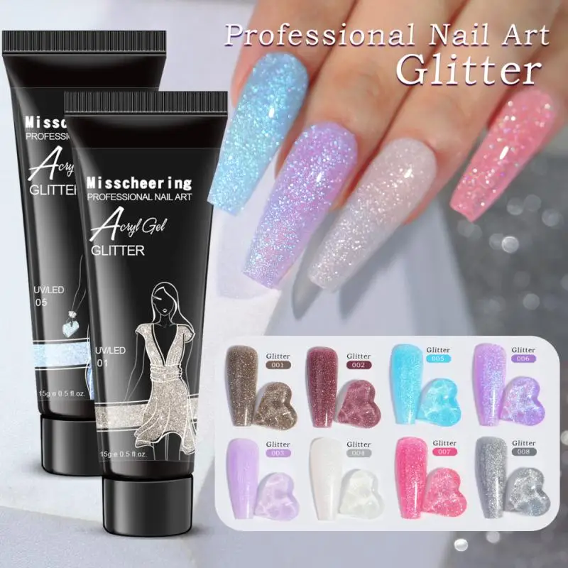 Nail Art Erweiterung einfach zu bedienen Politur vielseitige Nail Art Zubehör Pailletten Nail Art trend ige Nail Art Quick Building Kleber Maniküre