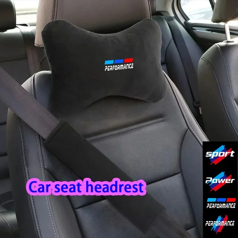 High Quality Plush Headrest Pillow, Soft Comfort Touch, Interior Decor Piece, Sport Styling Design