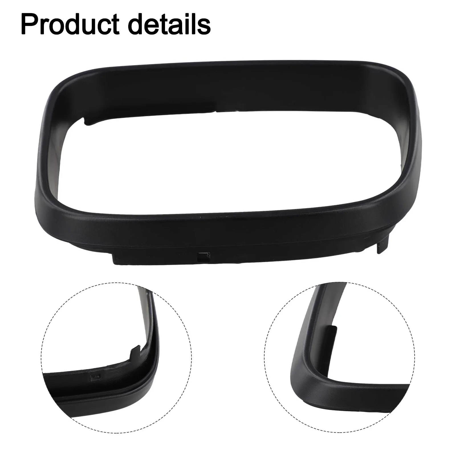 

For Transporter T5 Mirror Frame Cover Right Rearview Mirror Auto Parts Replacement Plastic Material Replacement Part
