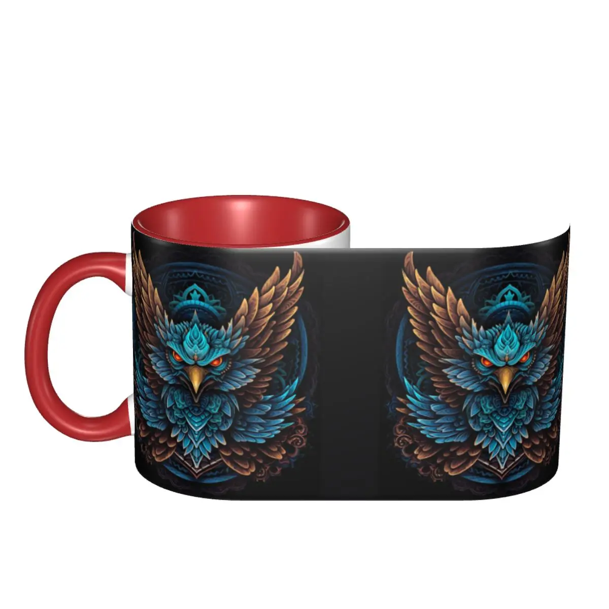 Fierce Eagle Mug Funny Ceramic Coffee Cups Tea Mugs Milk Cup Drinkware Gift for Friends DIY Custom