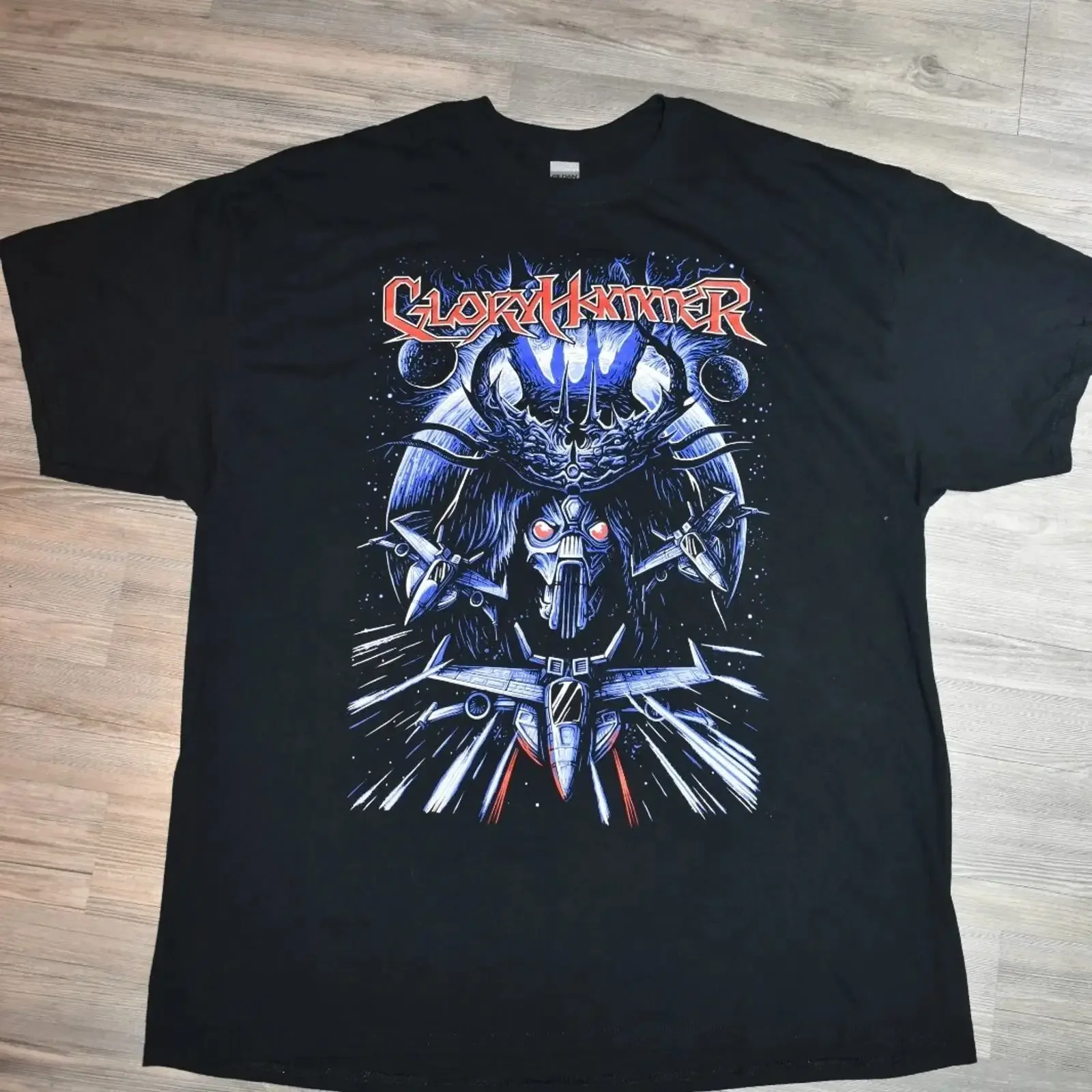 Gloryhammer Heavy Power Metal T Shirt XXL Hammerfall Official Merchandise vintage Washed graphic Unisex Versatile Breathable