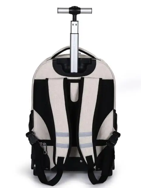 18 inch Girls Wheeled backpack Children School Rolling backpack School backpack On wheels Travel Trolley Bags for teenagers boys
