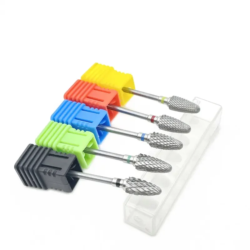 Brocas de carburo de tungsteno para uñas, máquina cortadora de uñas, lima de uñas, broca de carburo para manicura y fresas dentales, 41 estilos a
