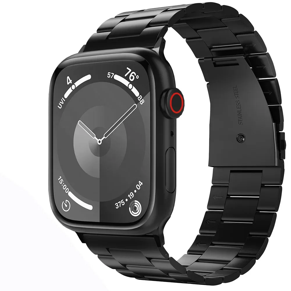 Solid Stainless Steel Watchband Strap For Apple Watch Ultra2 Series 9 8 7 SE 6 Strap For iWatch 49mm 45mm 42mm 40mm 38mm 44mm