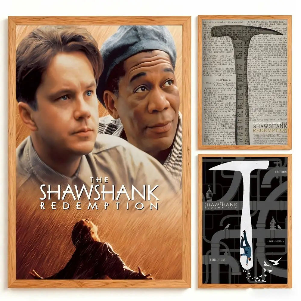 Movie The Shawshank Redemption Poster Wall Art Poster Prints Home Wall Decor Gift for Living Room, Bedroom Bar & Parlor