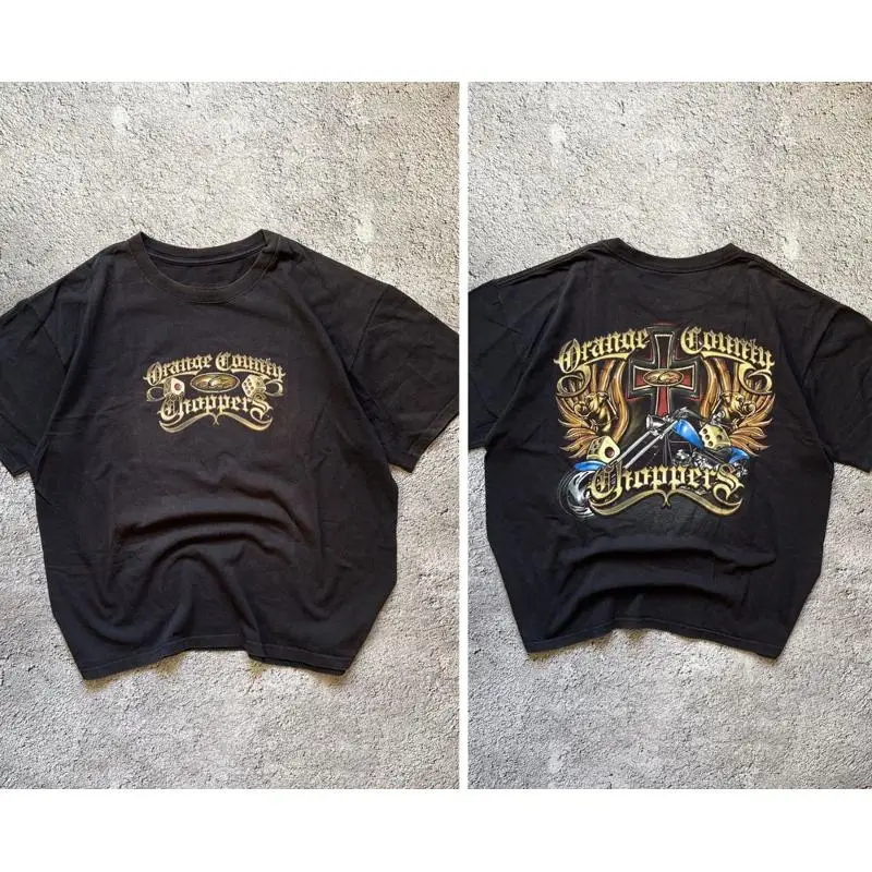 Vintage Orange County Choppers Faded Distressed T Shirt