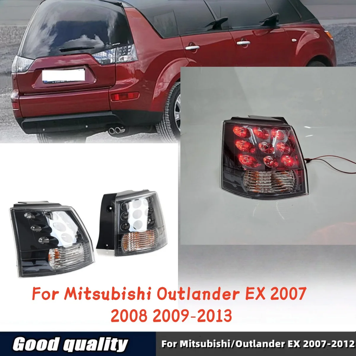 Rear Bumper Stop For Mitsubishi Outlander EX 2007 2008 2009-2013 Car Rear Bumper Lamp Reflector Fog Light