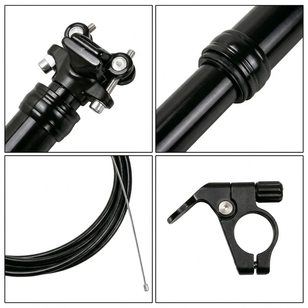 Remote-Controlled Seatpost for Full-Suspension and Hardtail For Mountain Bikes 30.9mm With Progressive Travel Options