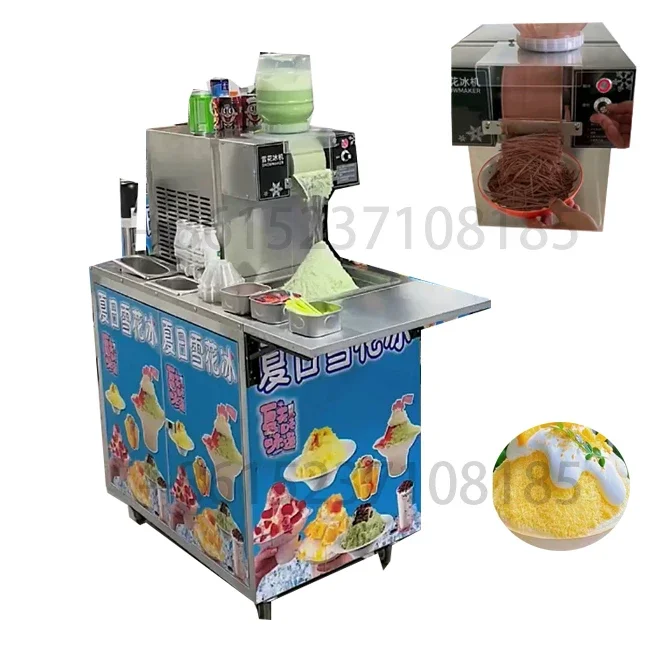 Best Price 110V 220V Bingsu Shaved Machine Electric Snow Cone Ice Shaver Maker Shaved Snowflake Ice Machine