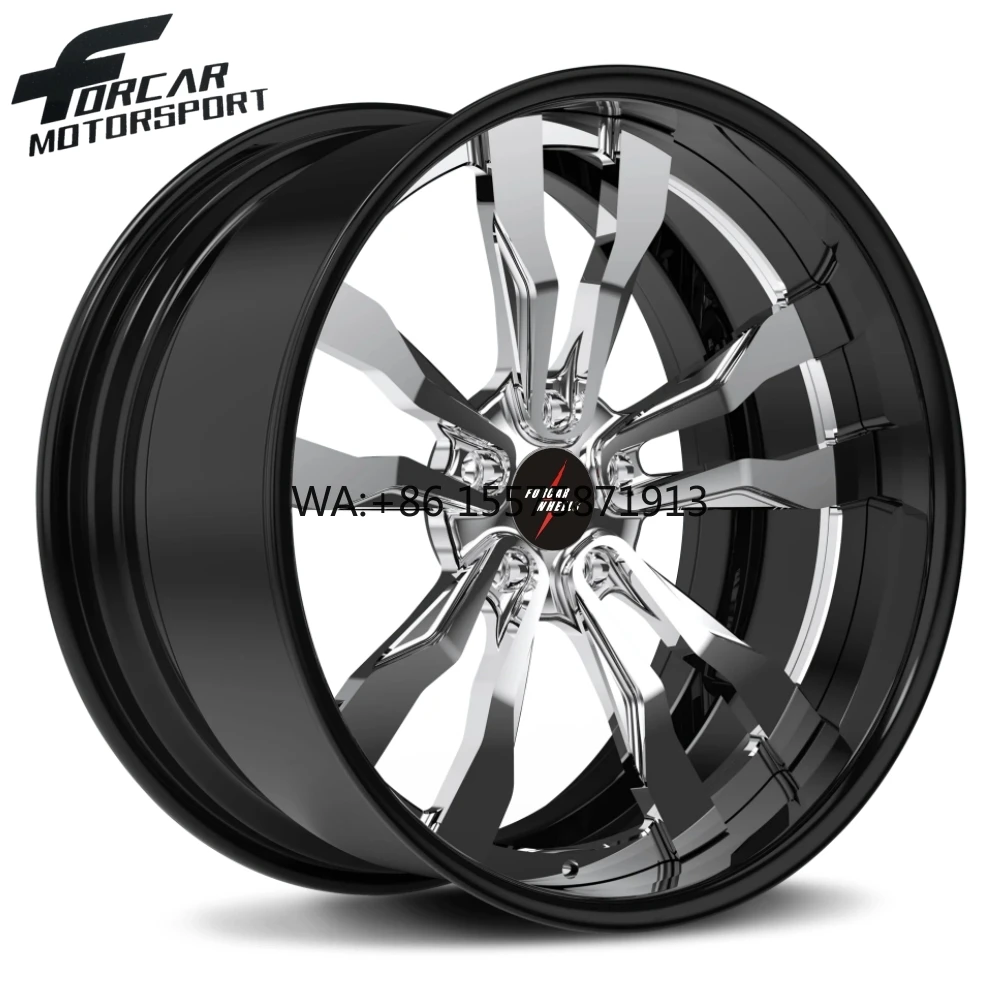

Forged 18~24 Inch 2 Piece Lightweight Sport Passenger Car Wheel 5x120/112/114.3 PCD Aluminum Alloy Rims