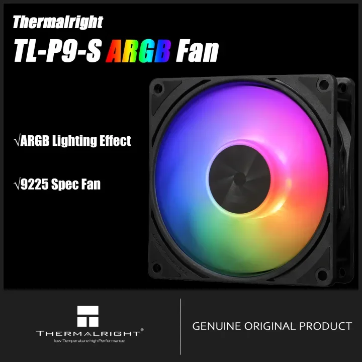 

Корпусный вентилятор Thermalright 92 мм TL-P9-S ЧЕРНО-БЕЛЫЙ Вентилятор премиум-класса 92 мм 4-контактный ШИМ 2200 об/мин S-FDB Подшипник