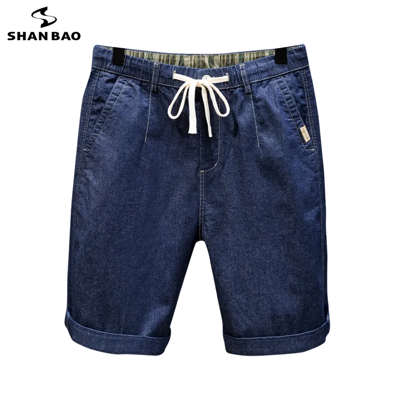 

4XL 5XL 6XL 7XL Plus Size Men's Straight Loose Denim Shorts Summer Branded Elastic Waist Drawstring Lightweight Casual Shorts