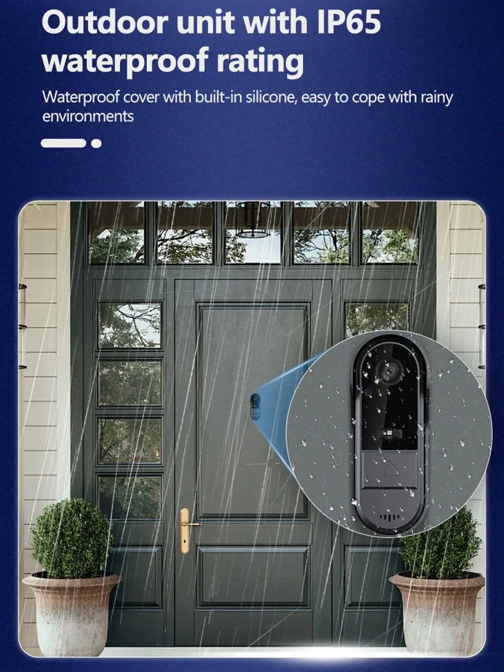 Tuya WiFi draadloze videodeurbelcamera HD video-intercom Smart Home beveiliging nachtzicht voor thuiskantoor - afbeelding 2