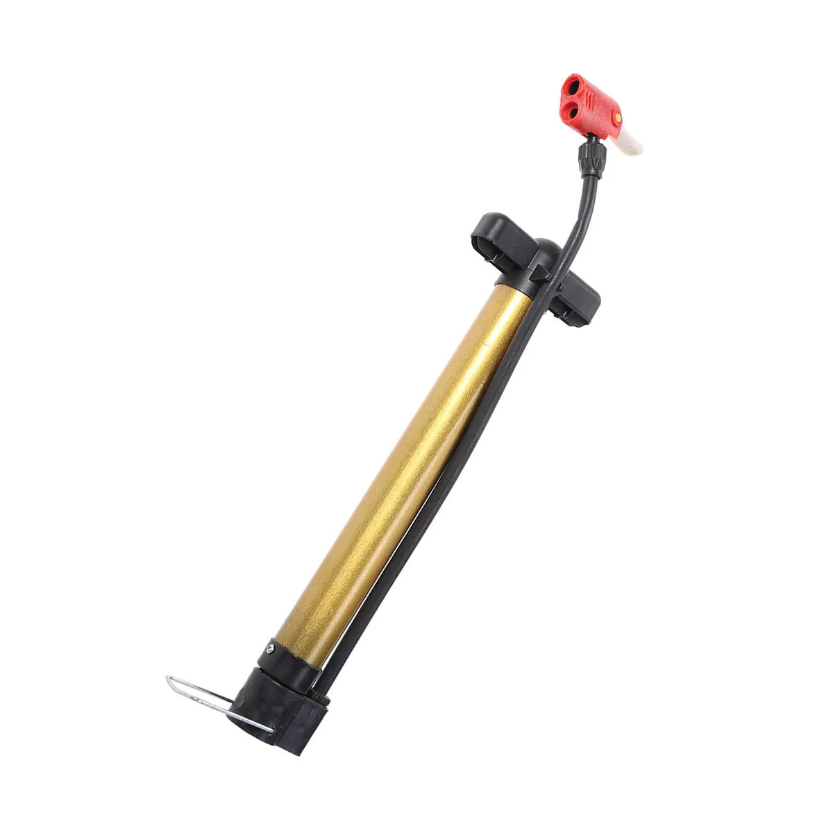 مضخة دراجة محمولة خفيفة الوزن صمام مزدوج لتضخم إطارات الدراجات مضخة هواء للدراجة على الطرق الجبلية كرة السيارة #3