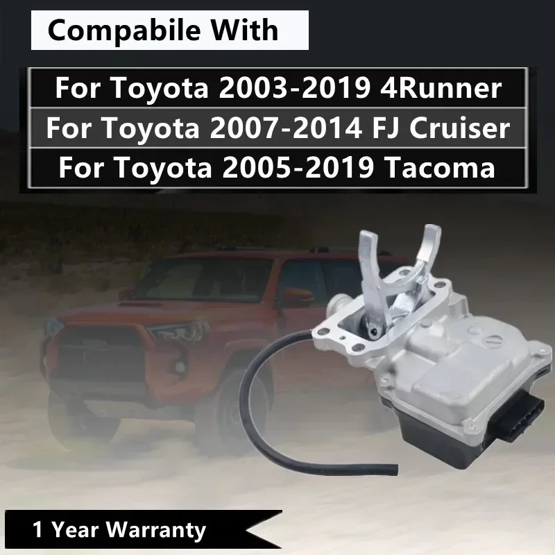 Front 4WD Differential Vacuum Actuator Compatible With Toyota 4Runner FJ Cruiser Tacoma 2003-2019 - Replaces 41400-35034 41400-35032 41400-35033