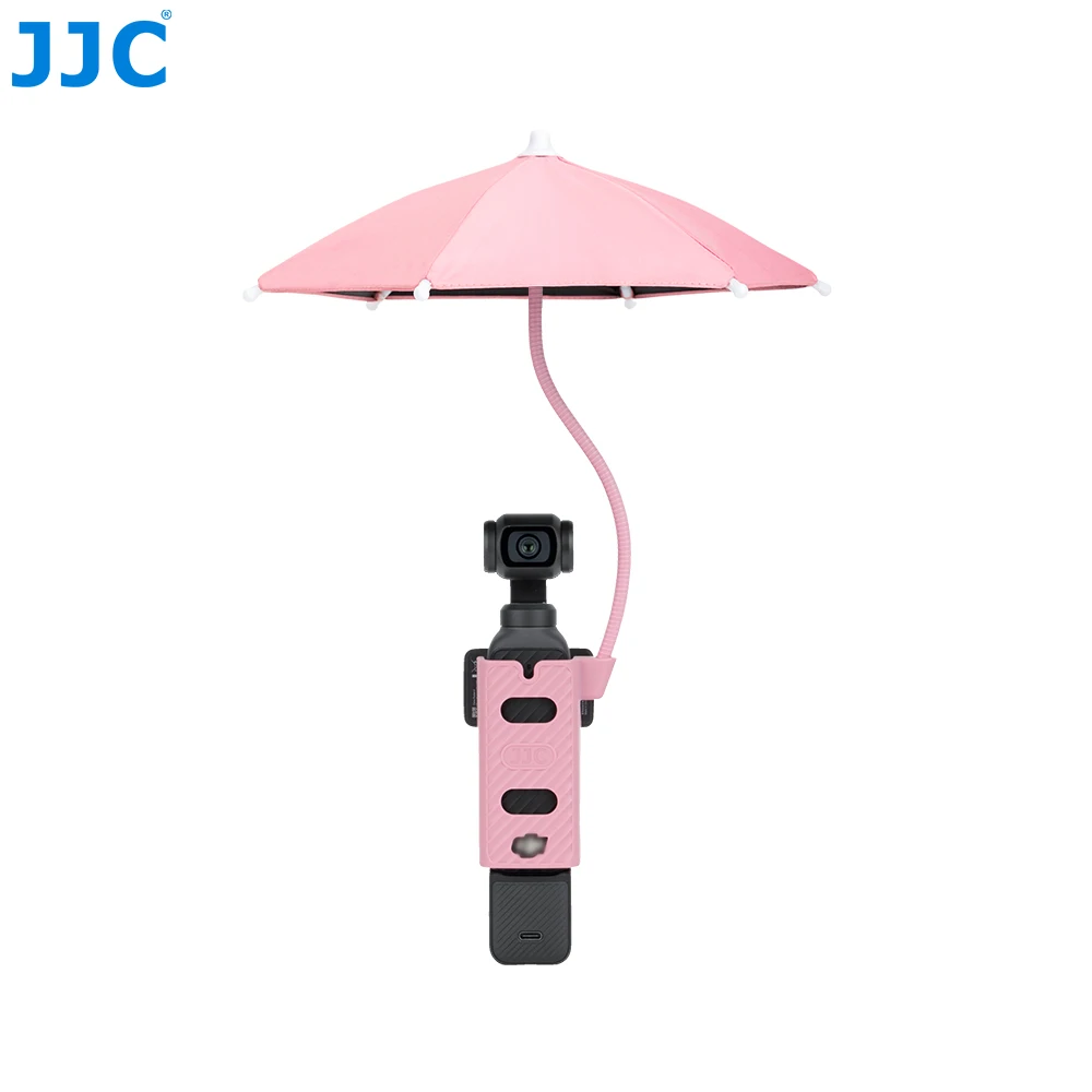 JJC Portable Umbrella Waterproof Outdoor Sun Shade Mount for Dji Osmo Pocket 4P 4 3 Wide 25cm Umbrella Sunlight Rain Protection