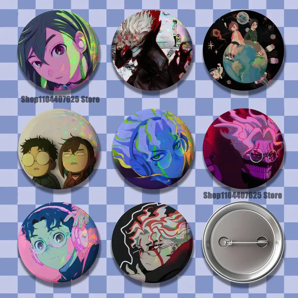 

Anime D-Dandadan Okarun Badges Button Round Creative Pin Brooch Badge Bag Decor Fans Collect Friends Gifts