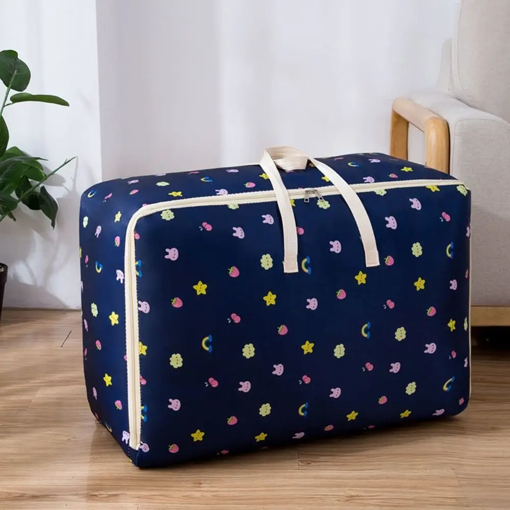 Home Oxford Cloth Clothes Quilt Moisture-proof Storage Bag Super-capacity Moving Luggage Packing Bag Portable Travel Storage Bag