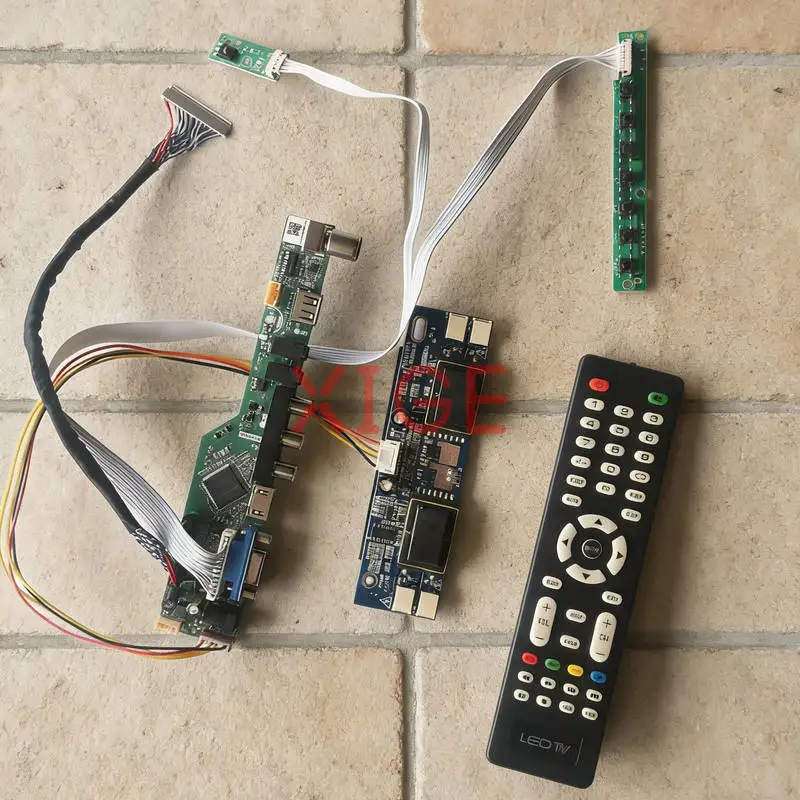 

For LM201WE3 M201EW02 MT216WW01 LM201WE4 Screen Drive Controller Board Kit 30 Pin LVDS 1680*1050 1680x1050 4CCFL USB+AV+VGA+HDMI