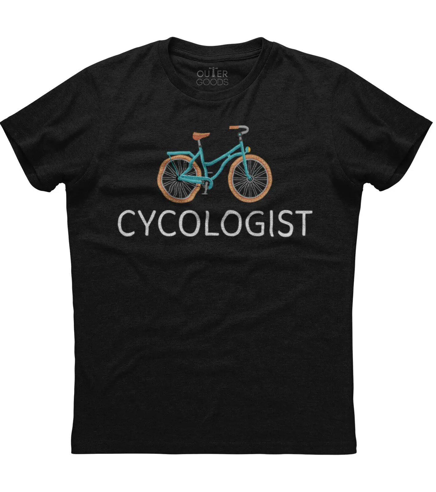 Cycologist Mountain Bike Personalized Graphic Printed T-Shirt. Summer Cotton O-Neck Short Sleeve Mens T Shirt New S-3XL