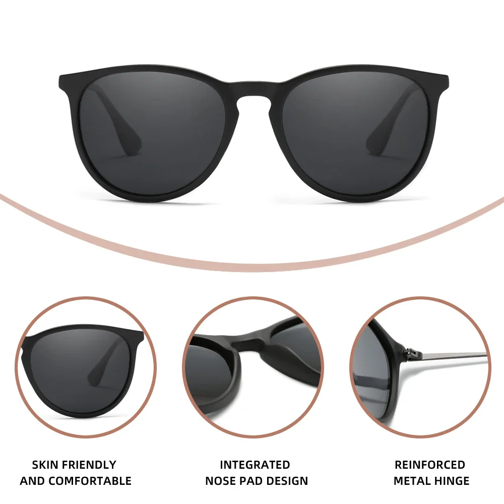 KINGDREAM خمر الاستقطاب النظارات الشمسية الرجال النساء مكبرة القيادة UV400 حماية أزياء السيدات نظارات شمسية