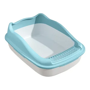 Sandbox with cat spoon, small semi-made animals, dog tray, sand, cat accessories 10 Main Sales Sand Box for Cats - №9