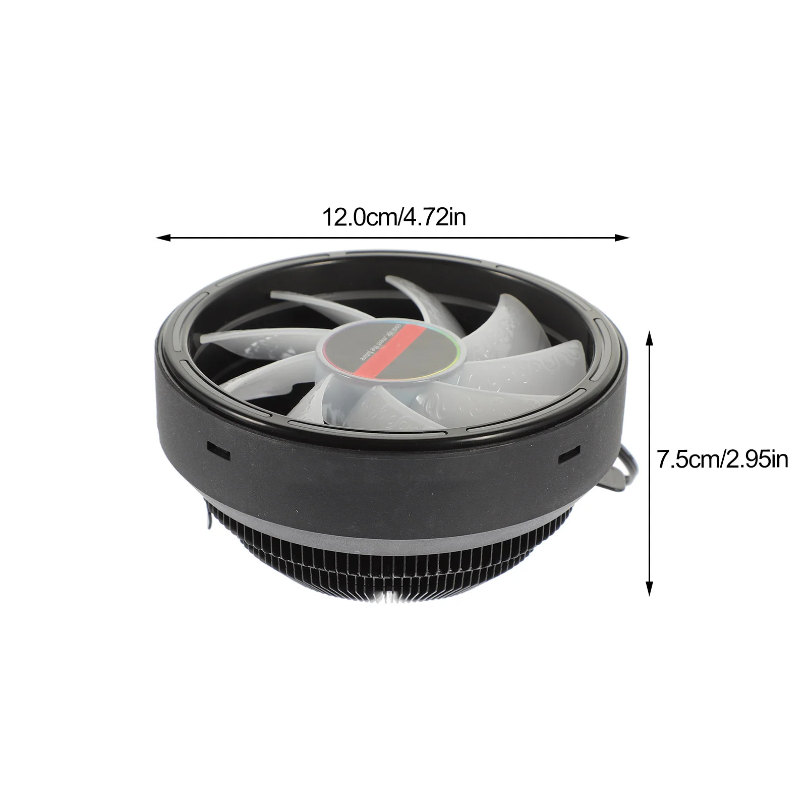 12Cm Hydraulic Bearing Rgb Led Cooling Fan For Desktop Computer Case Cpu Cooler 28Dba Quiet 56Cfm High Airflow Computer Radiator