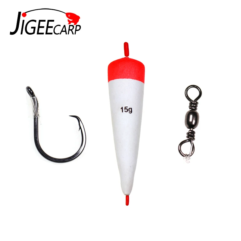 Anzuelos circulares Jig Head de cabeza plana para pez gato y carpa - imagen 4