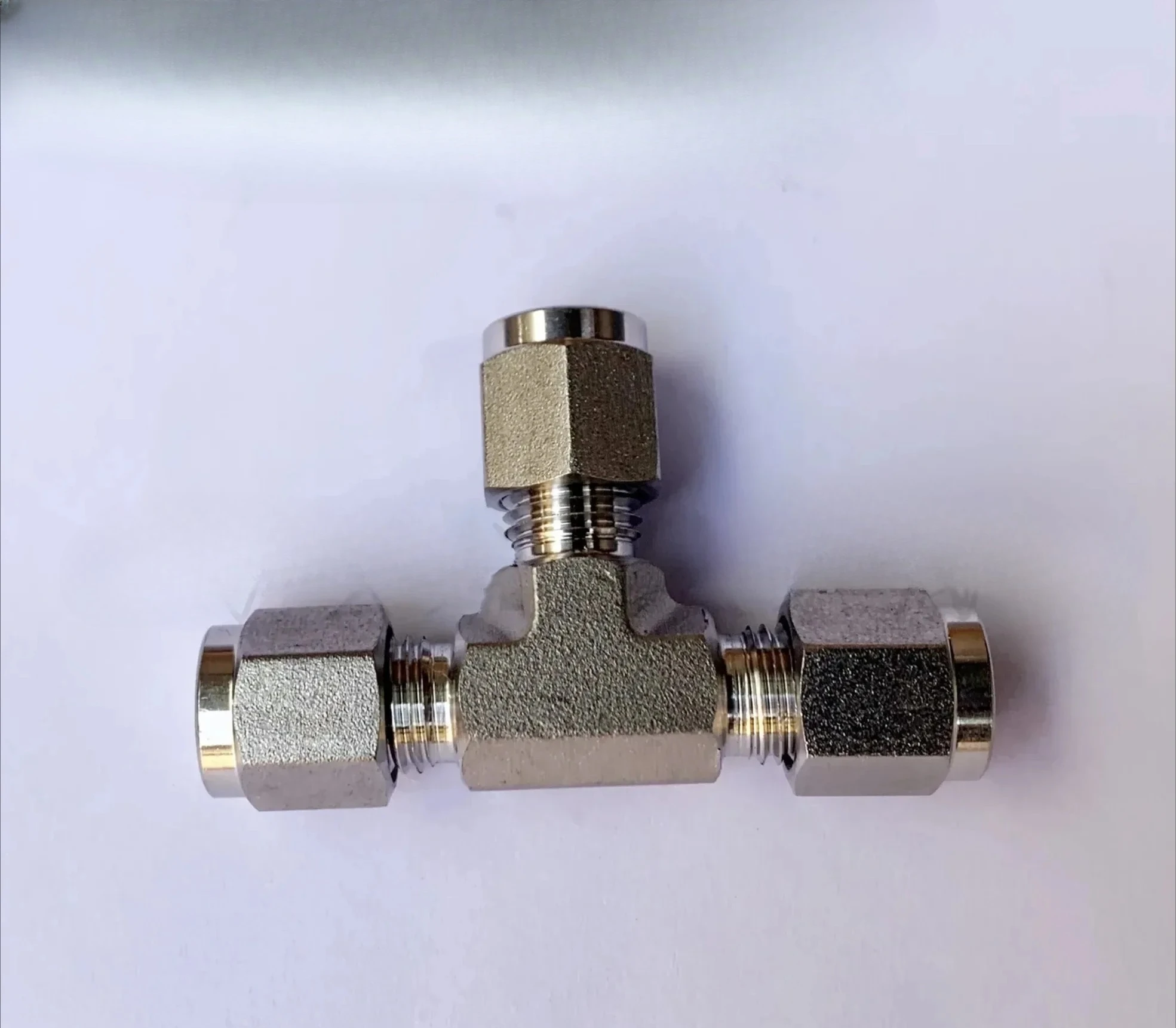 

316L stainless steel card sleeve tee high pressure die forging body grinding body 3mm 6mm 1/8 1/4 inches 8mm