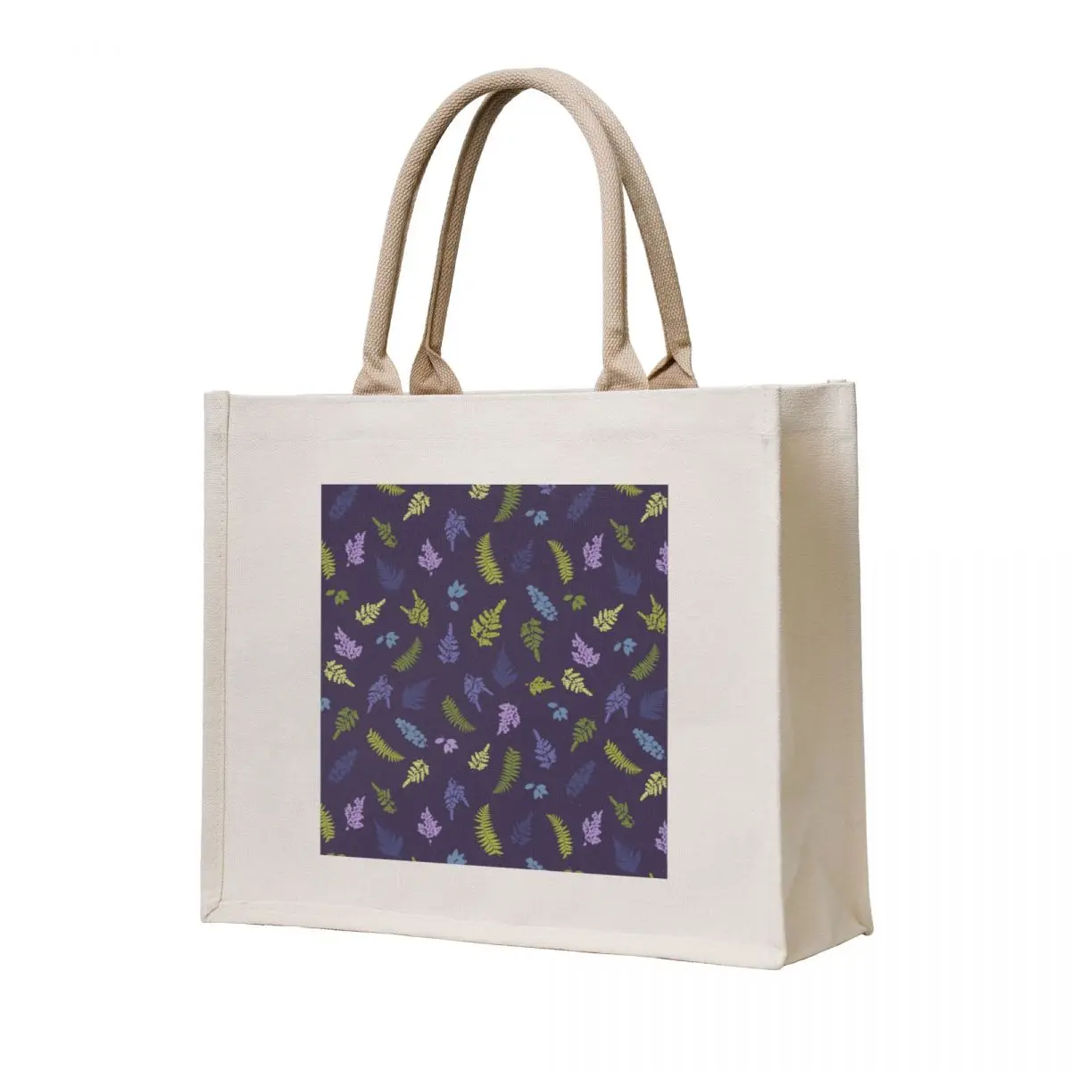 

Purple Fern Forest Tote Bag Women's shopping bag Women's bags cloth bag woman