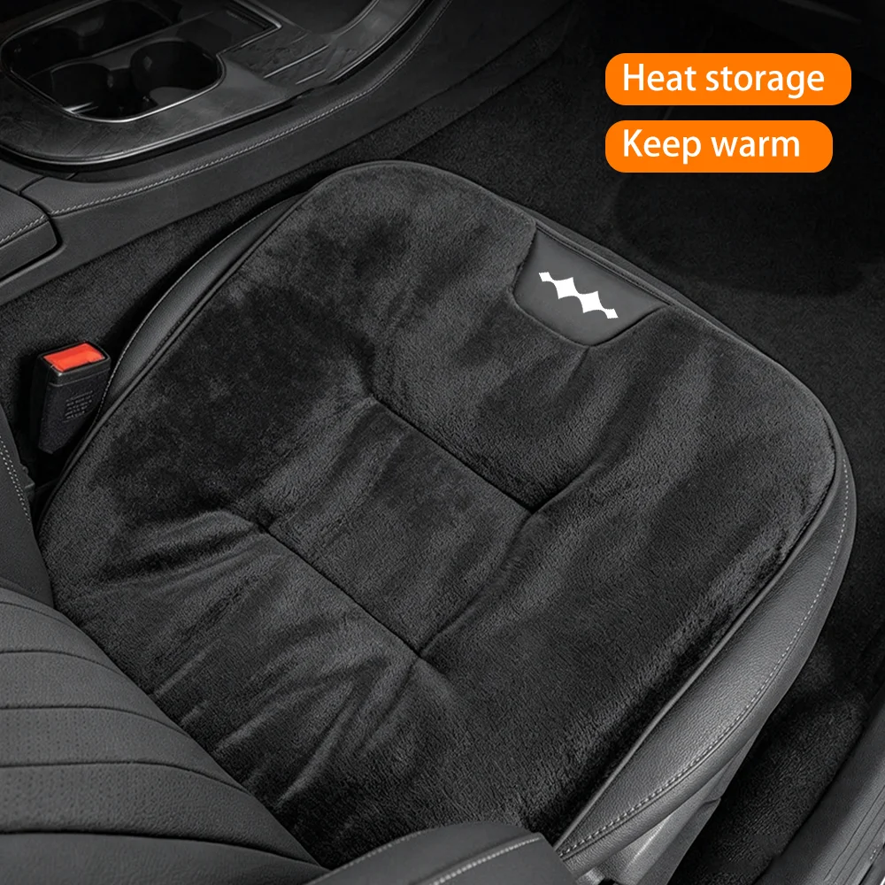 Plush Car Seat Cushion Keep Warm Auto Seat Cover Back Supports Pad Protect Mat for BYD Formula Leopard 8 5 7 Ti3 Ti7 Accessories