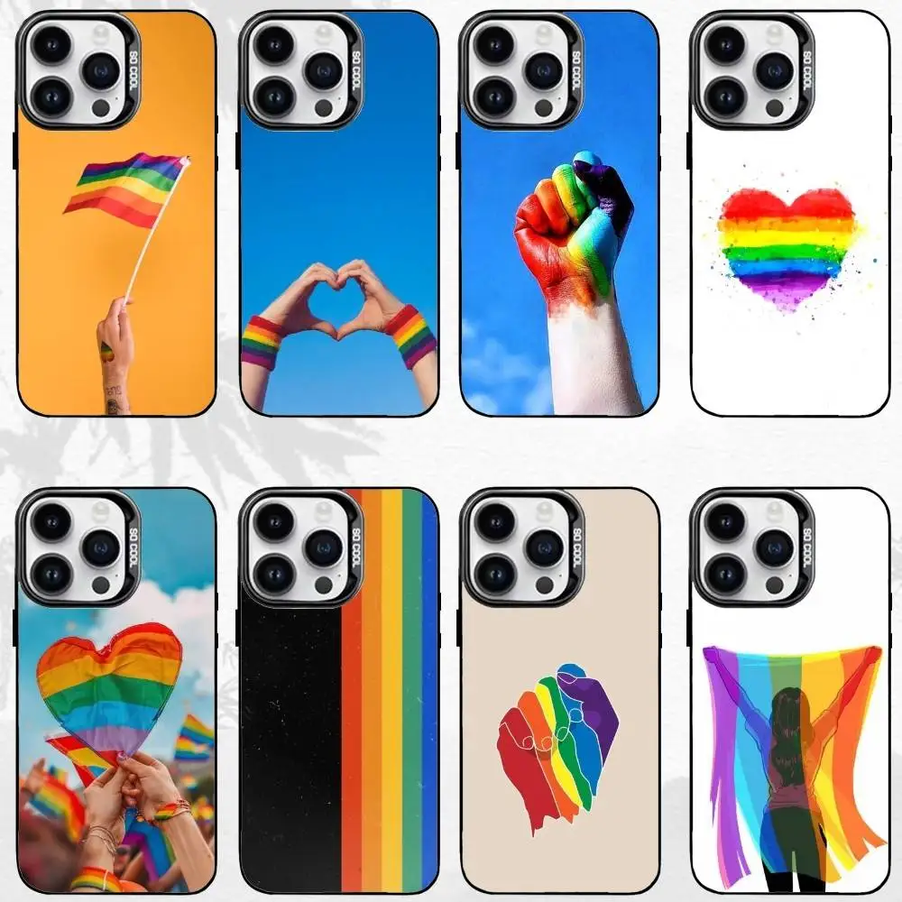 

Hot Art B-Bisexual Flag Phone Case For iPhone17,16,15,14,13,12,11 Plus,Pro Max Black Matte Shockproof Cover